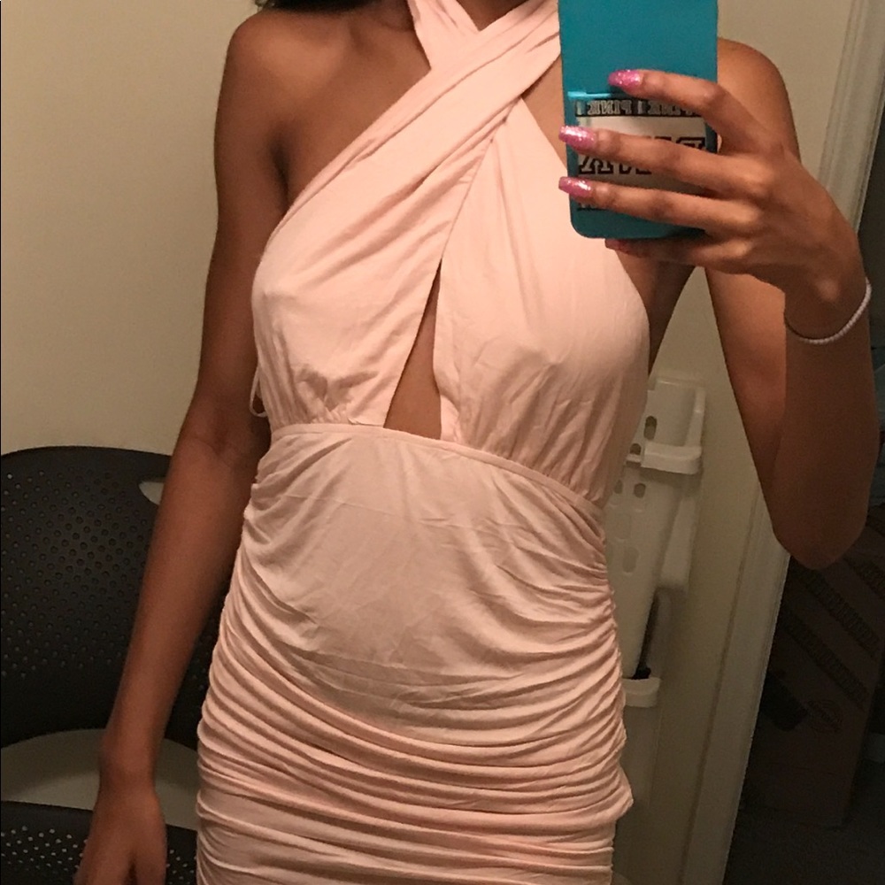 Blush pink dress
